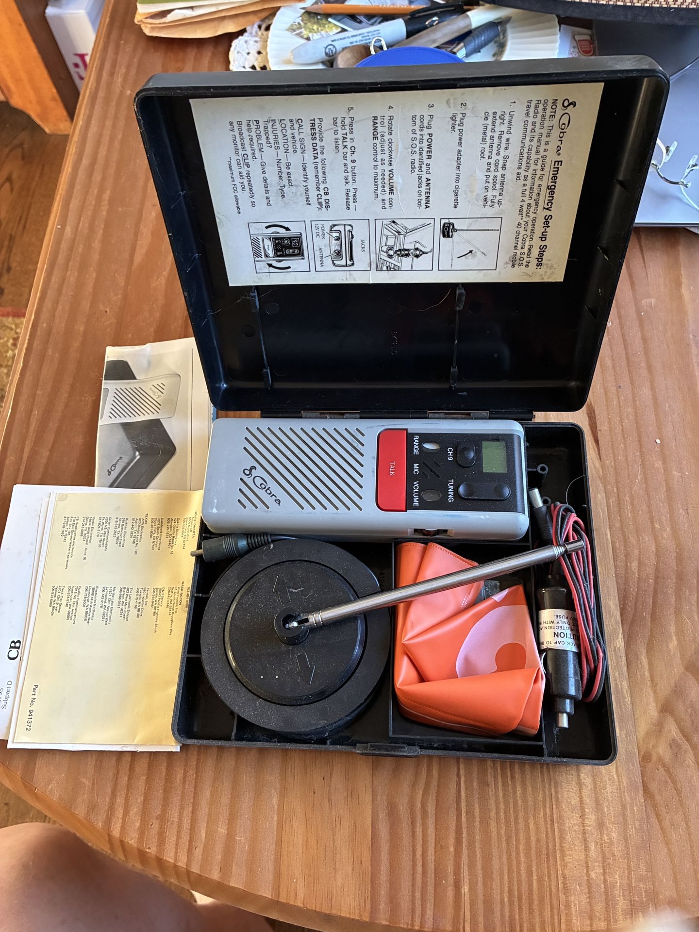 Vintage Cobra S.O.S. Model 39 Plus 40 Channel CB Radio