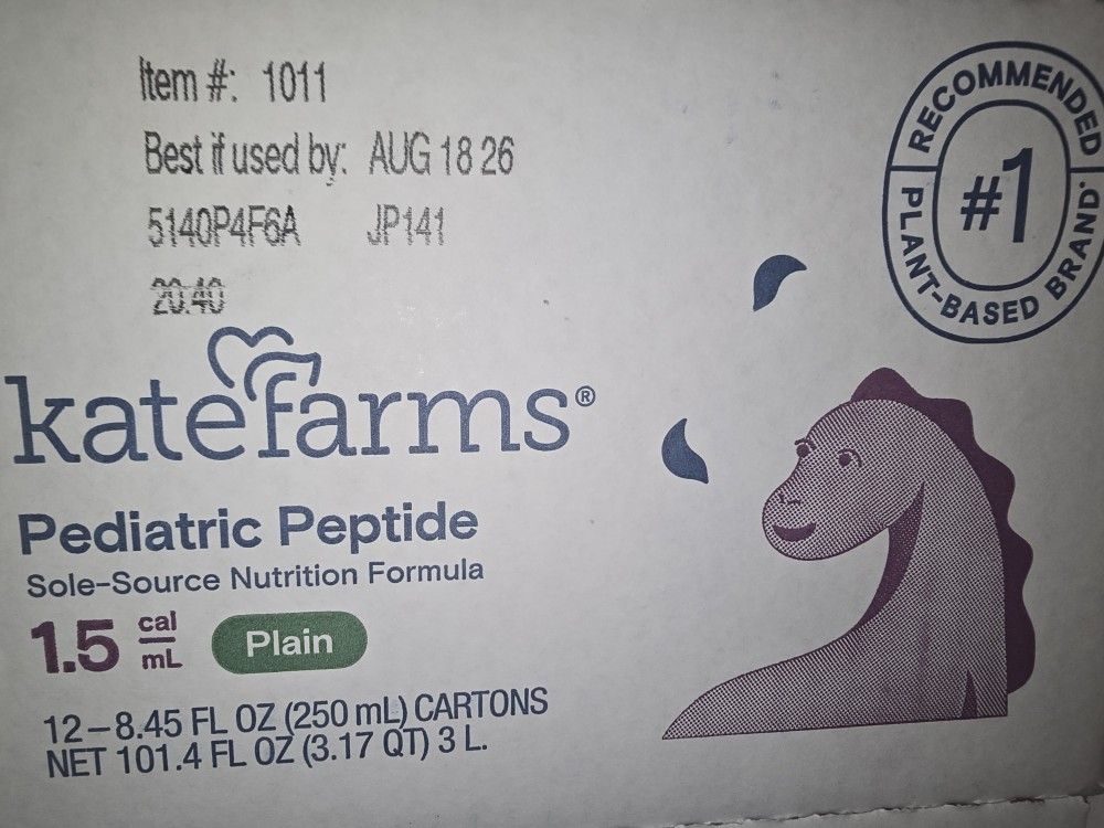 BRAND NEW KATE FARMS MILK 1.5 PLAIN 