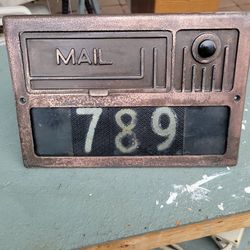 Antique/vintage  mail slot