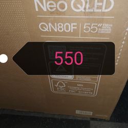 SAMSUNG 55"INCH NEO QLED 4K Q80F