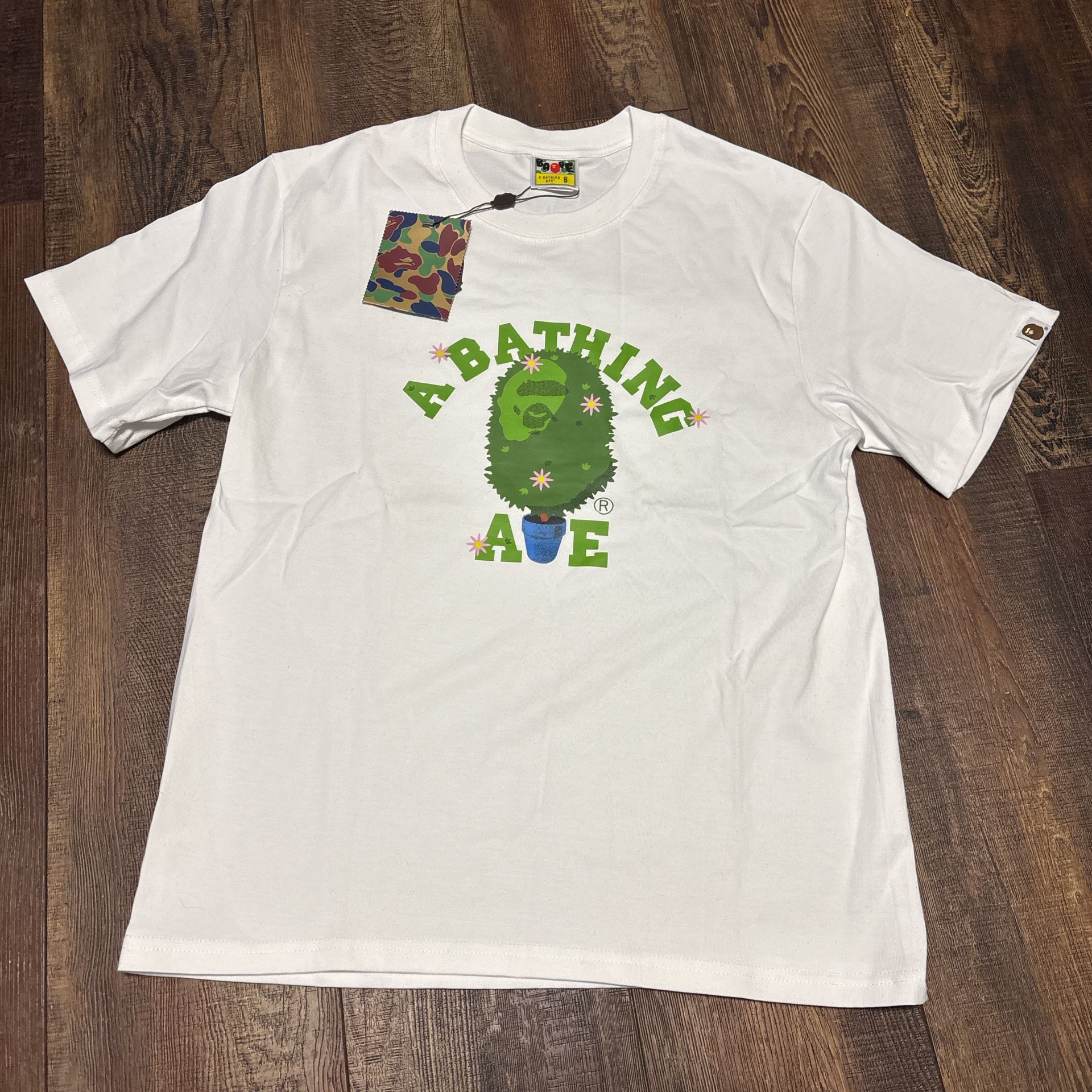 White Bathing Ape Plant Tee