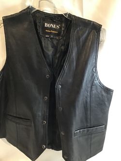 Men’sBonus Italian fashion vest size small.pre-owned