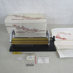 Sally Stanley Smocking Pleater with Original Box, Needles, 24 Rows


