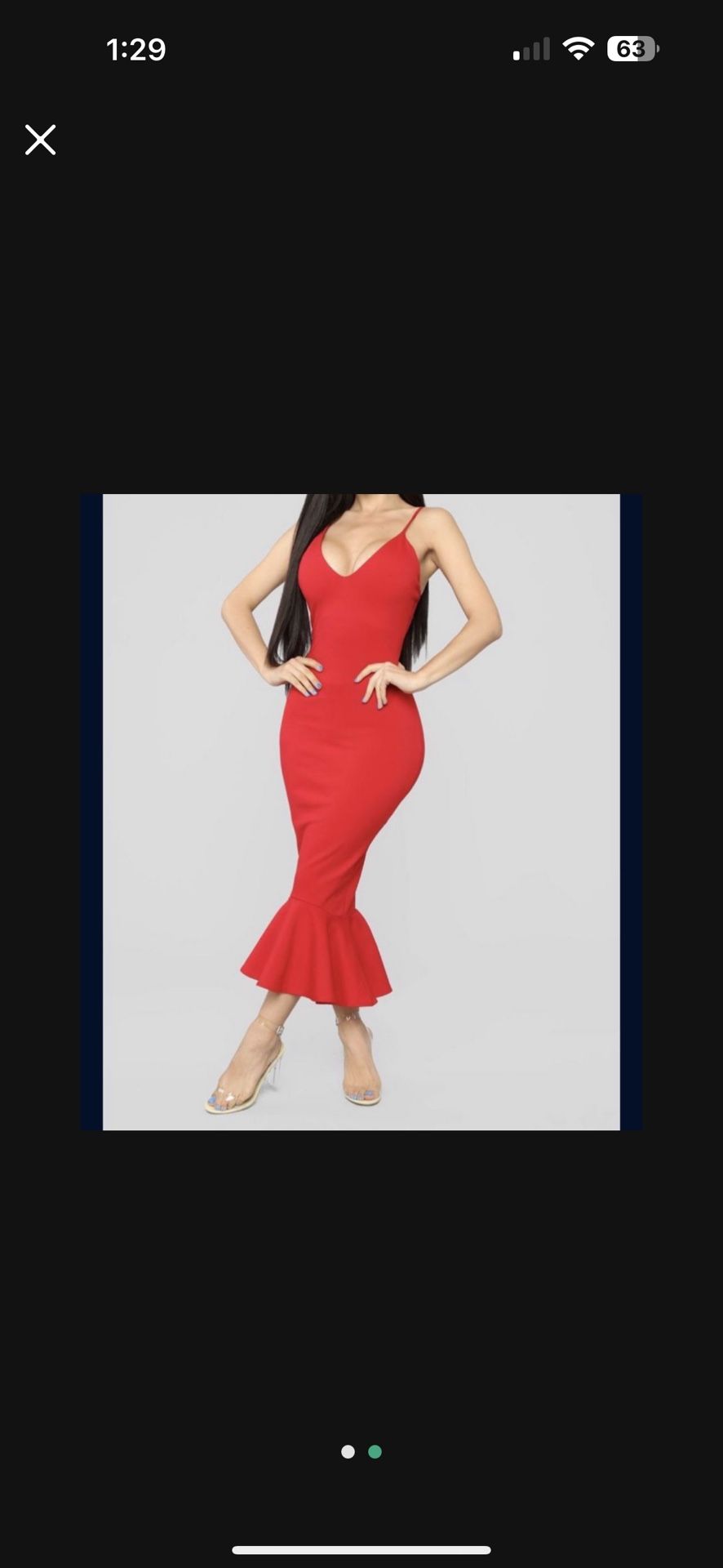 Red dress
