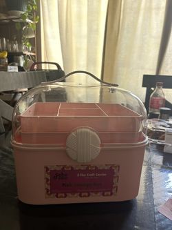 pink storage box