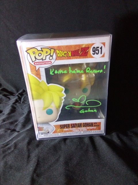 Super Saiyan Gohan With Noodles Signed