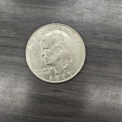 1971 Eisenhower dollar. 