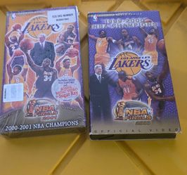 Los Angeles Lakers NBA Championship VHS Set