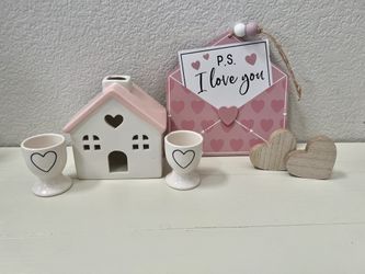 Valentines table decor bundle 