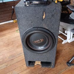 12 ' Competition Speaker & Box W/ Pioneer Sterio
