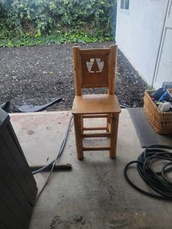 Nice Rustic Wood Chairs(set of 2)