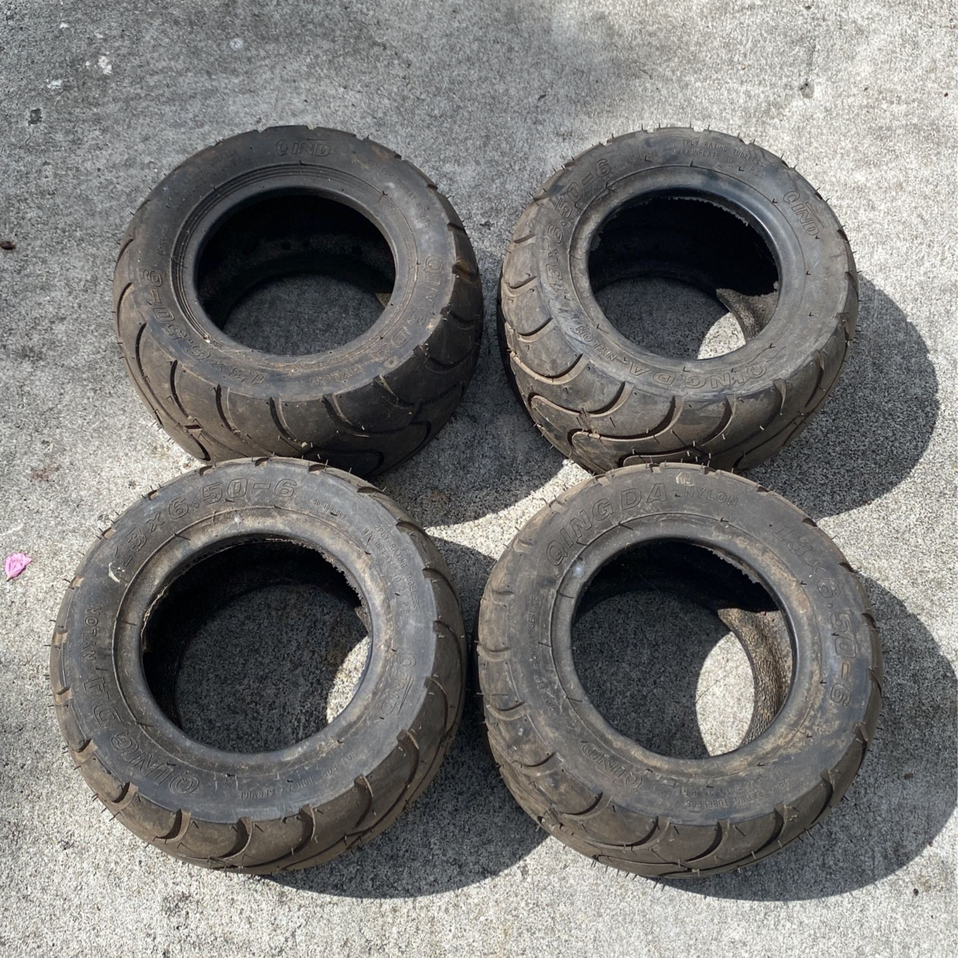 Qingda 4- 13x6.50-6 Tires