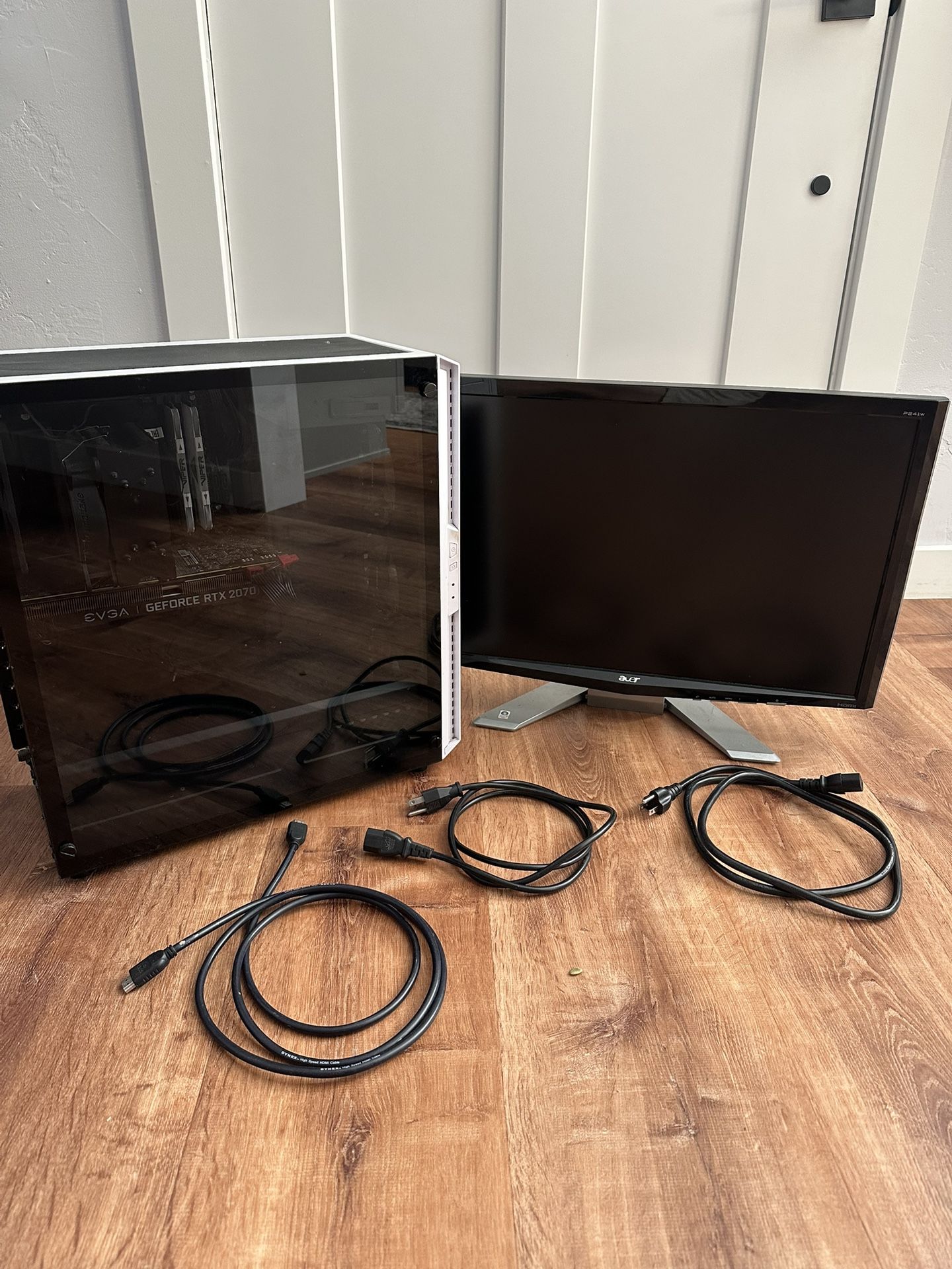 GAMING PC AND MONITOR