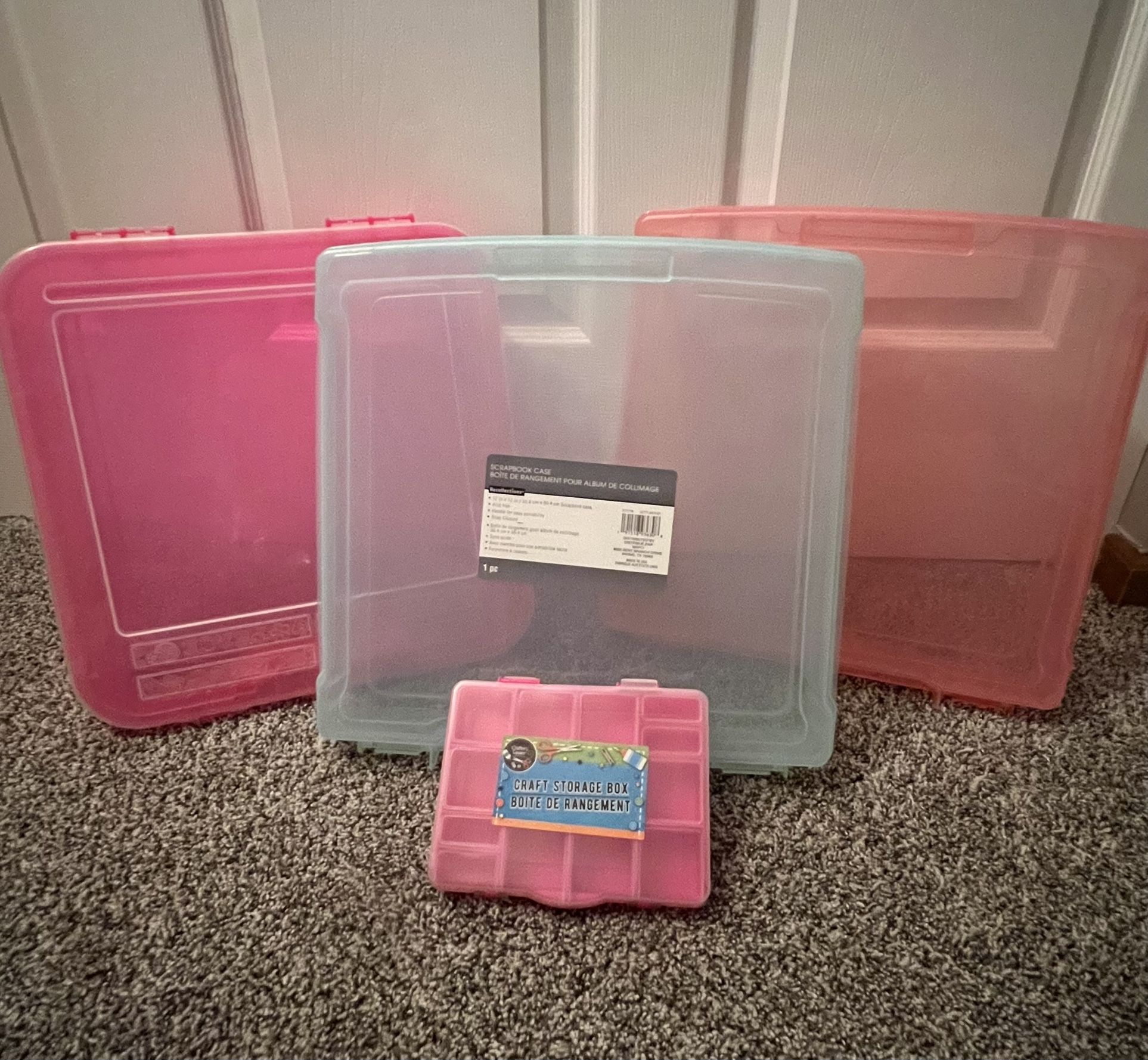 Assorted Plastic Cases