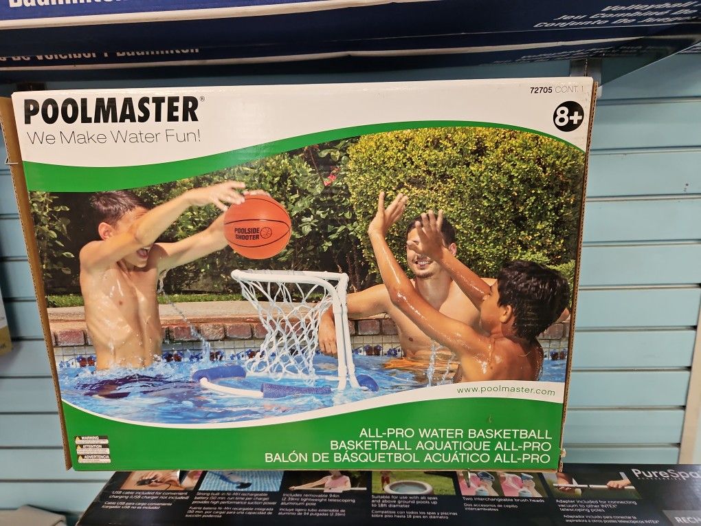 POOLMASTER SWIMMING POOL BASKETBALL HOOP. Available At 5301 White Lane. Bakersfield, CA 93309