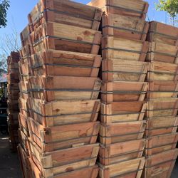 New 24” wooden planter box $28 each , wood box for plant, wood planter 24”x24”x22” 