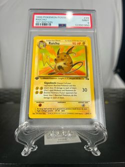 1st Edition Raichu # 29 Non-Holo PSA MINT 9!! FRESH SLAB!!