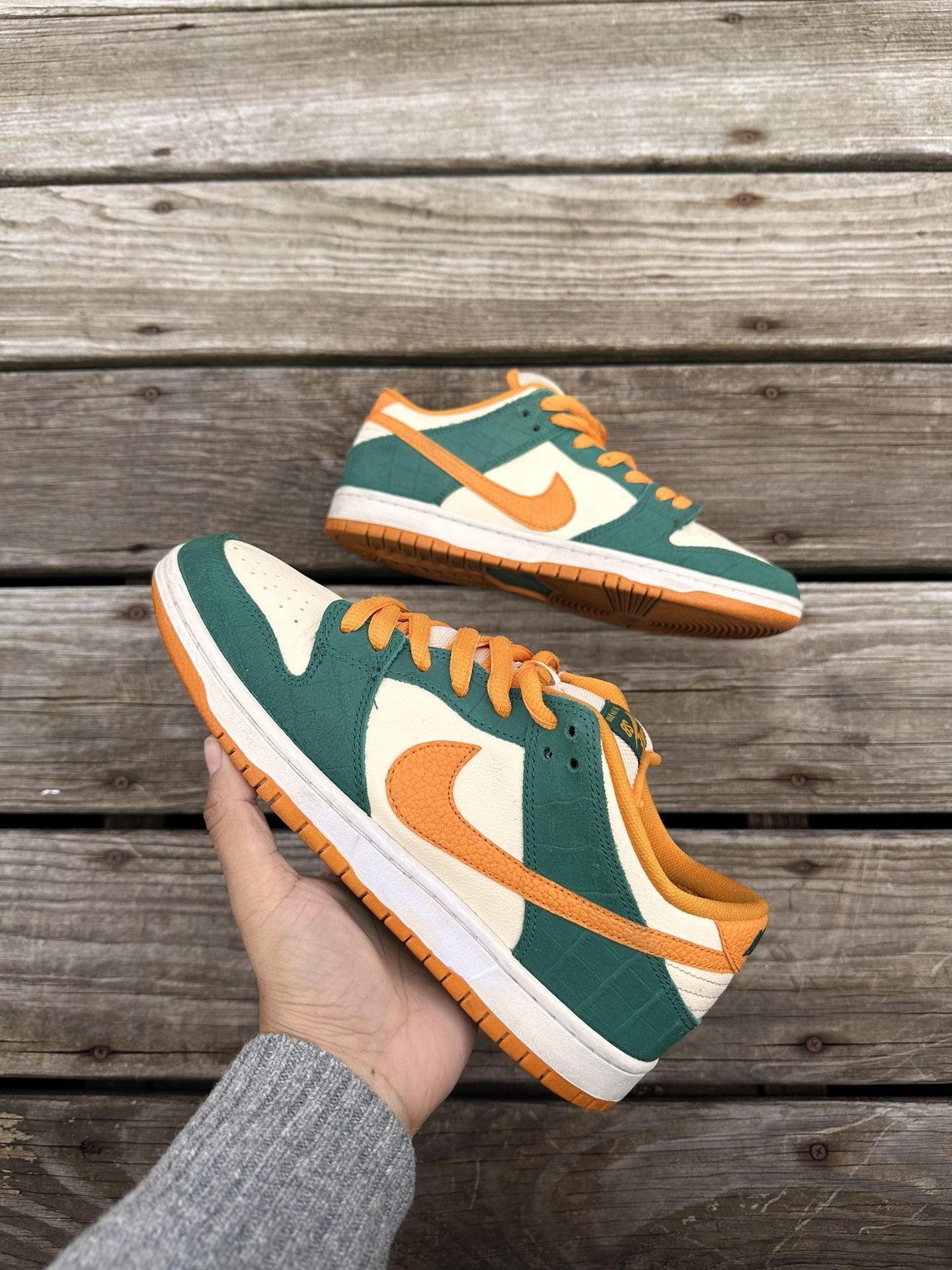 Nike SB Dunk Low Legion Pine Kumquat Shoes