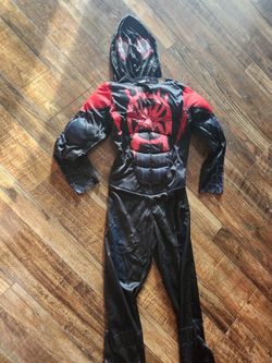 Miles Morales Spider-Man Kids Muscle Costume