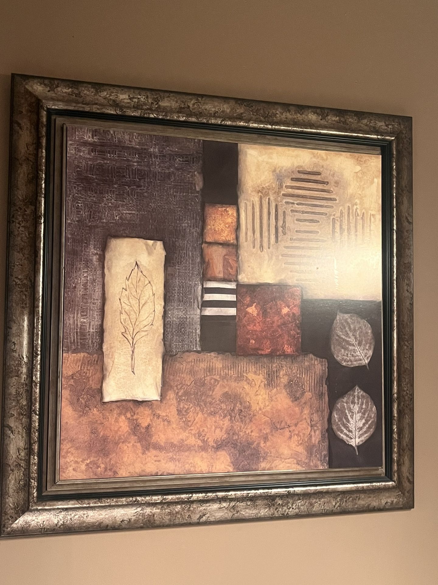 Wall Art & Faux Plant