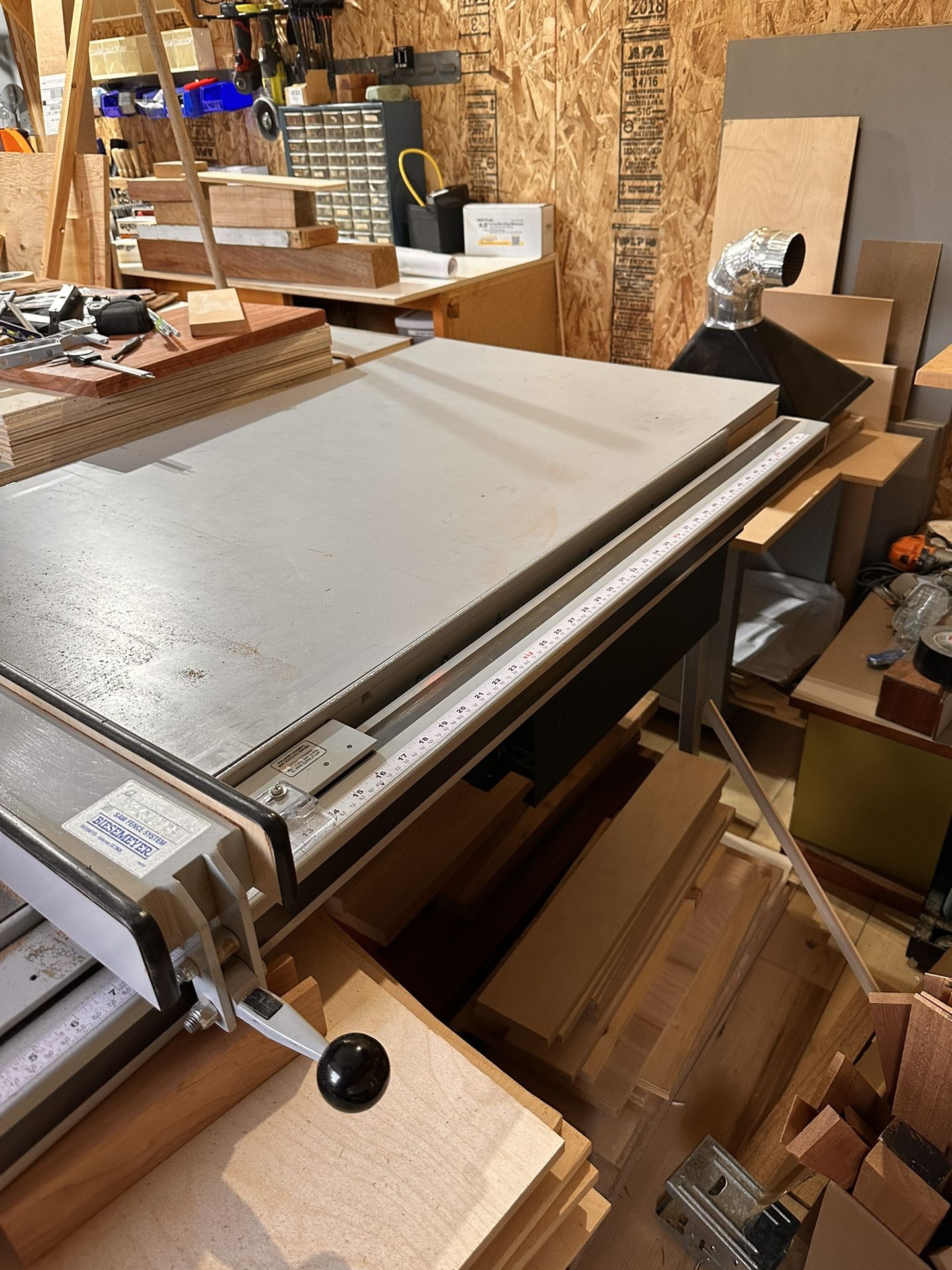 Biesemeyer Table Saw Extension Wing