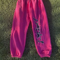Sp5der Sweats Pink