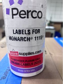 Perco - Labels for monarch 1115