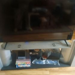 Nice Silver Entertainment Center