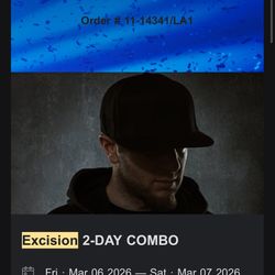 Excision 2-day floor ticket