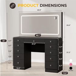 Brand New Vanity ( Cracked Mirror )