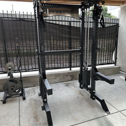 Vesta Fitness PRO SERIES 2-1 Ultimate Half Rack Functional Trainer/Gym Equipment/ Home Gym/ Fitness/ FREE DELIVERY 🚚 