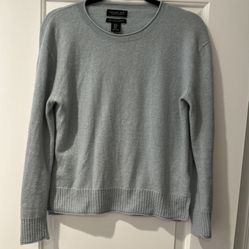 Blue Cashmere Sweater 