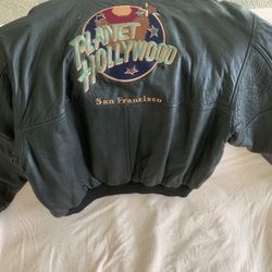 Planet Hollywood Leather Jacket 