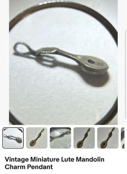 Tiny miniature instrument charm - jewelry