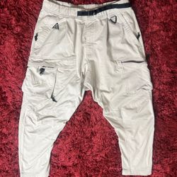 ACG Woven Cargo Pants White Style # BQ7293 286 Size Large