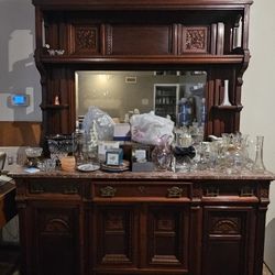 Antique Eastlake Style Sideboard From 