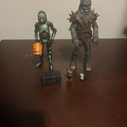 Star Wars The Black Series Halloween Figures - Skeleton Clone Trooper, Werewolf Wookie