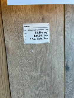 Waterproof Laminate Flooring 8.3mm – Orange