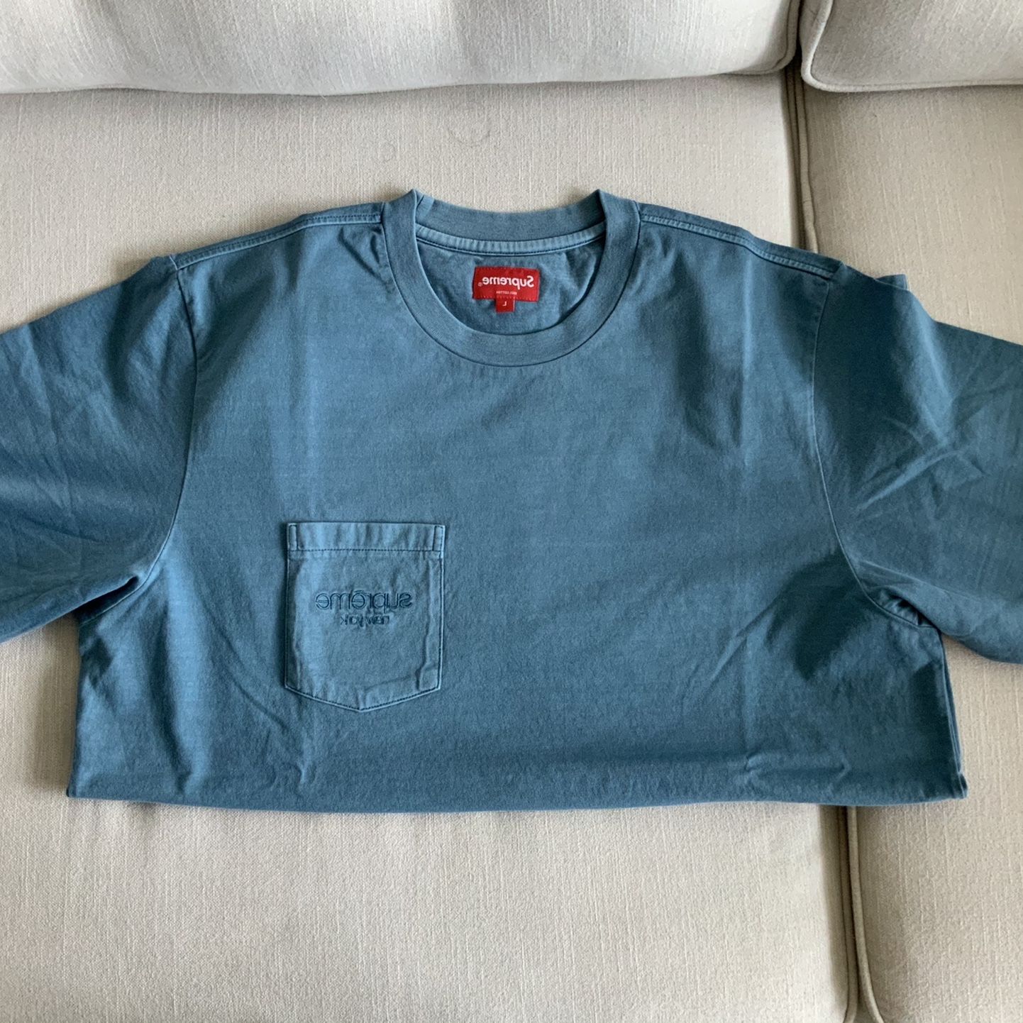 Supreme Overdyed Pocket Tee (SIZE Medium)