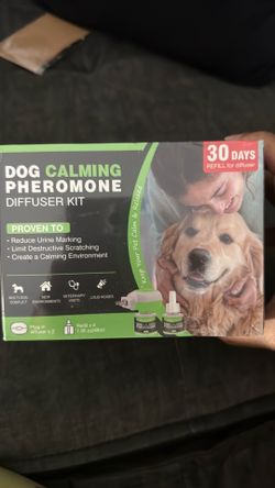 Dog calming, pheromone diffuser kit