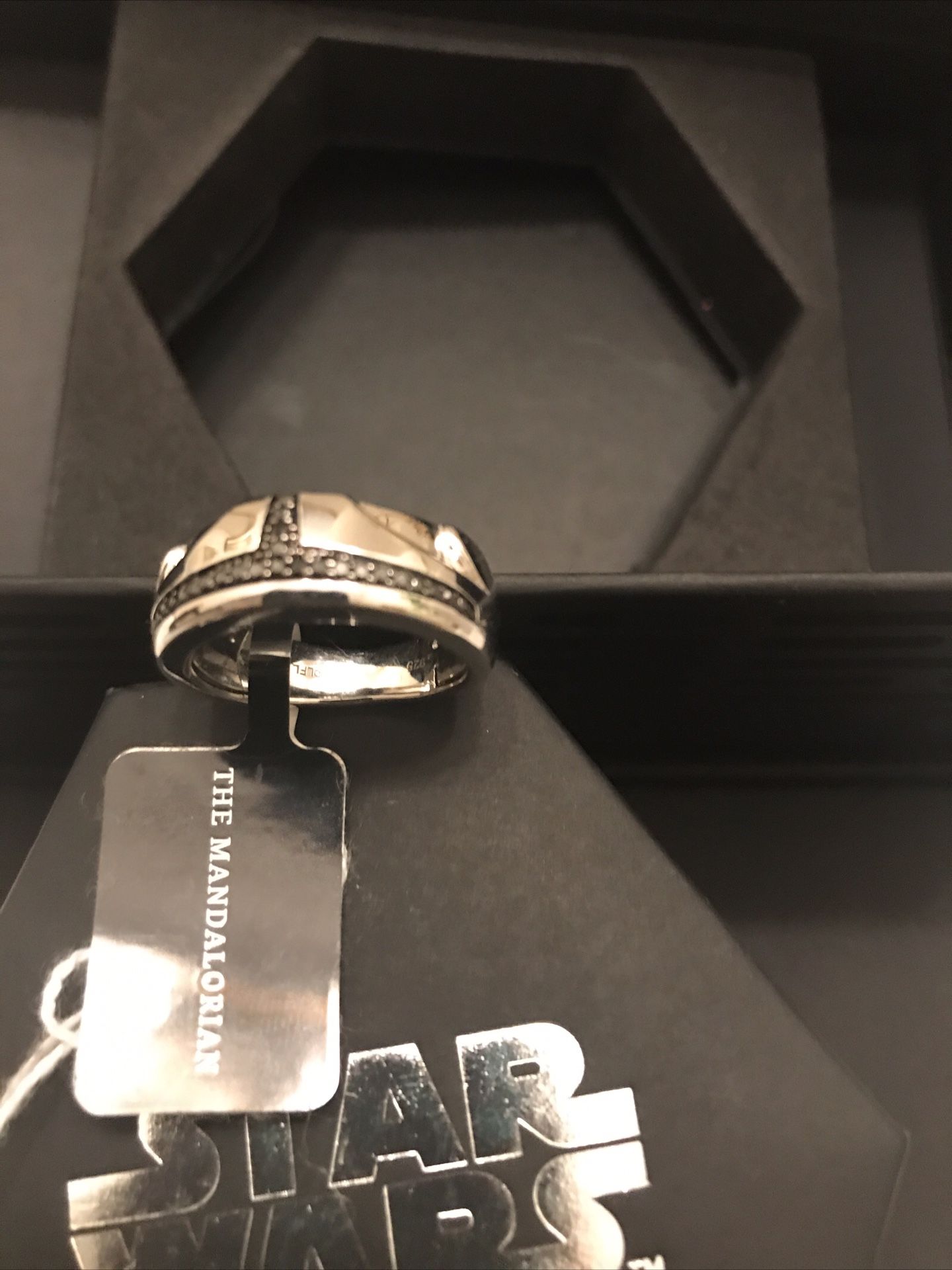 Star Wars Fine Jewery Sterling silver 925 diamond ring size 7