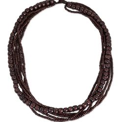 Littleleaf Boxwood 'Dark Chocolate Dance' Necklace