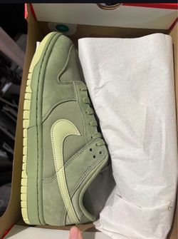 Nike Dunk Low Green Suede Sneaker