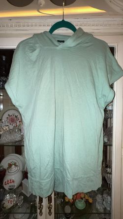 Mono B Green Hooded Oversized T-Shirt - Size Small (S)