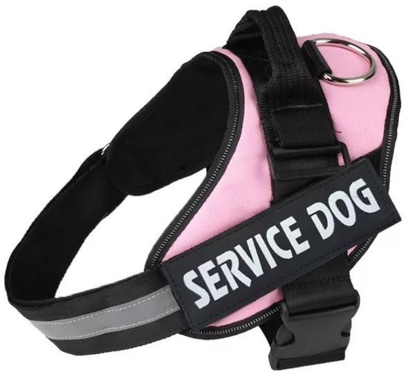 Service Dog Harness Light Pink Vest