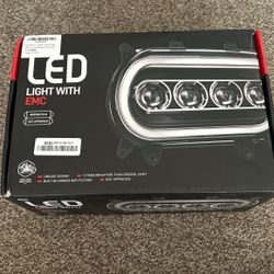 LX-LIGHT 120W High Power Motorcycles LED Headlight with DRL EMC Compatible with Road Glide 2015-2024