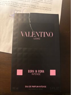 Valentino Uomo Born In Roma Intense 100ml SLIGHTLY RIPPED BOX