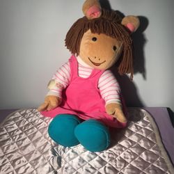 Microsoft Actimates DW Talking Doll / Arthur’s Sister Talks Forever !! 1998