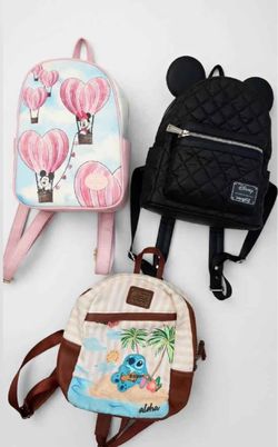 Loungefly Disney Mini Backpack Bundle Set of 3