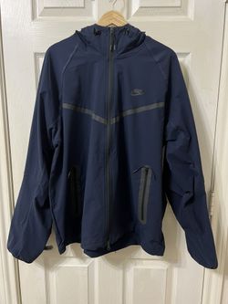 Nike Tech Windrunner Woven Full-Zip Jacket Obsidian Size Medium and Large (Loose Fit)